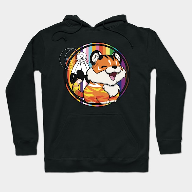 TwoSpirit Tiger 2 Hoodie by ThBlkBirdDaliah